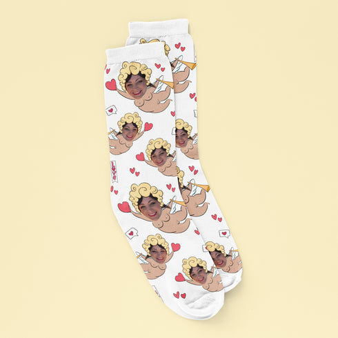 Amorette Personalised Face Socks